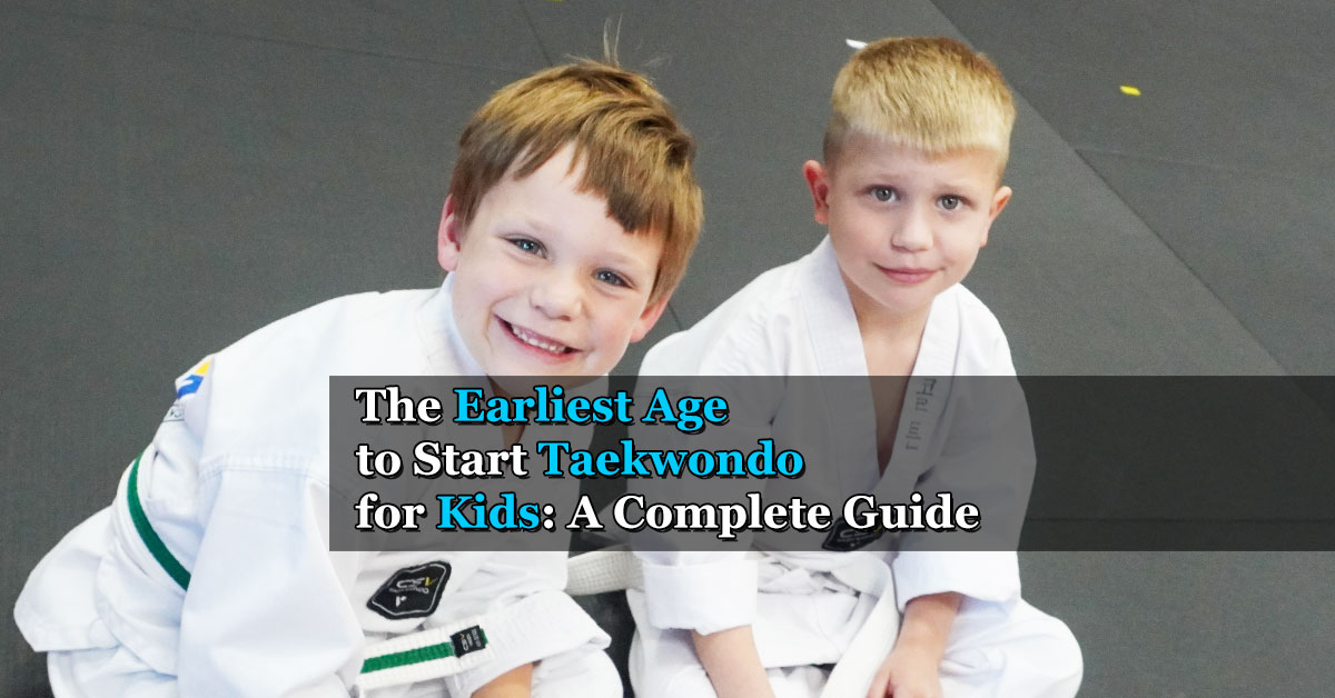 The Earliest Age to Start Taekwondo for Kids: A Complete Guide